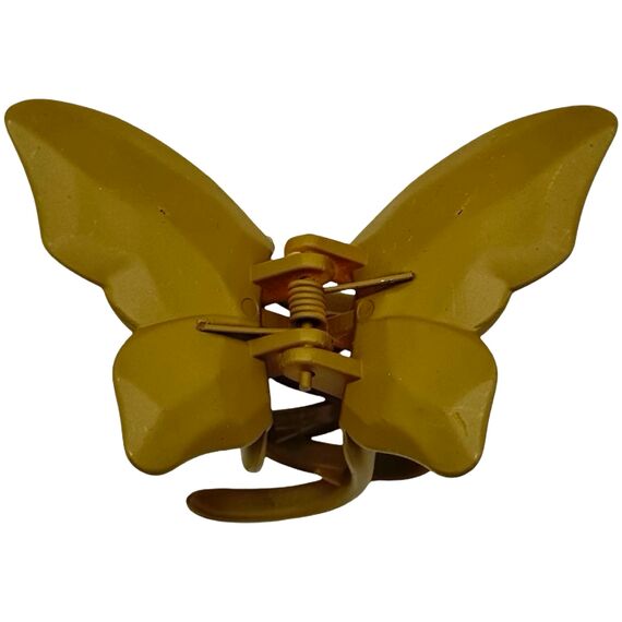 Краб для волосся метелик матовий (темний беж), 1 шт, image _ab__is.image_number.default