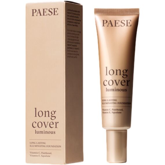 PAESE Long Cover Luminous Тональний крем світловідбиваючий 0.5 Ivory, 30 мл, image _ab__is.image_number.default