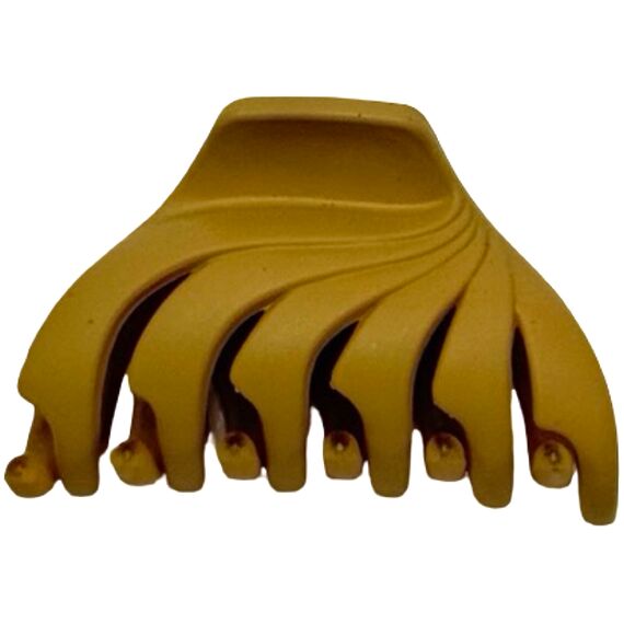 Краб для волосся малий фігурний (темний беж), 1 шт, image _ab__is.image_number.default