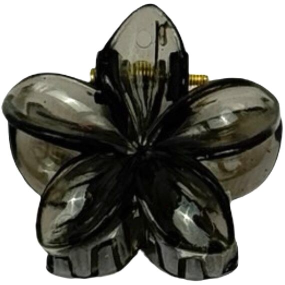 Краб для волосся Квітка прозора кришталева колір в асортименті, 1 шт, image _ab__is.image_number.default