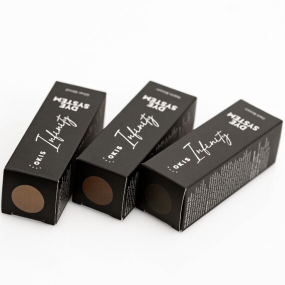 OKIS BROW Classic Dye System Infinity Warm Brow Фарба для брів, 15 мл, image _ab__is.image_number.default