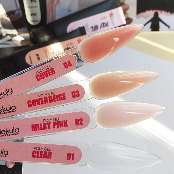 MOLEKULA Poly Gel Полігель №01 Clear Прозорий, 15 мл, Об'єм: 15 мл, Колір: Clear, image _ab__is.image_number.default