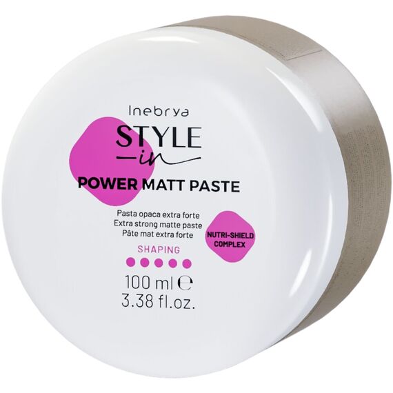 INEBRYA Power Matt Paste Матова моделююча паста, 100 мл, image 